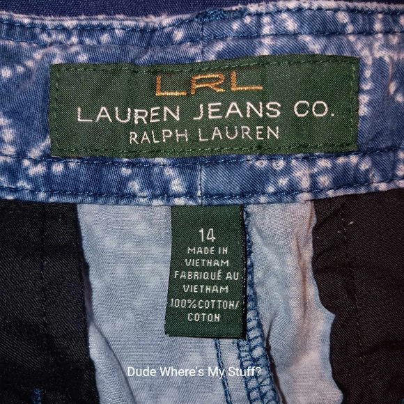 LAUREN - RALPH LAUREN GREEN LABEL SHORTS - WOMEN'S SIZE 14 ALL COTTON SEE SIZES - Picture 4 of 4